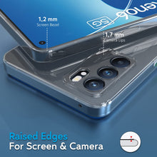 Carica l'immagine nel visualizzatore di Gallery, N NEWTOP Custodia Cover Compatibile con OPPO Reno 6 5G, Morbido TPU CLEAR Gel Silicone Anti Graffio Trasparente Slim Sot