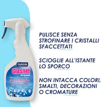 Carica l'immagine nel visualizzatore di Gallery, Nuncas Glasnet - Detergente Crystal Lampadari e Cristalli - 500 ml