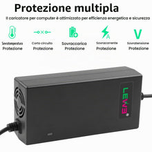 Carica l'immagine nel visualizzatore di Gallery, Labtec Caricabatteria 54,6 V 48V 2 A per Batteria al Litio da 48 V 2 A 13 S per Batteria Monopattino Elettrico Bici Elet