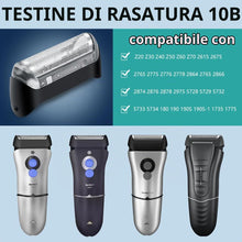 Carica l'immagine nel visualizzatore di Gallery, AOOWU Braun Series 1 10B Testina di Ricambio, Testina Accessori di Ricambio, 10B Testina Rasoio per Braun Rasoio Elettri