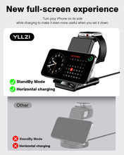 Carica l'immagine nel visualizzatore di Gallery, Caricatore wireless 3 in 1 per iPhone 18 17 16 15, per Apple Watch/Air-Pods