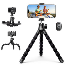 Carica l'immagine nel visualizzatore di Gallery, Lamicall Treppiede Smartphone, Mini Treppiede Portatile - [Ultraleggero]