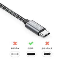 Carica l'immagine nel visualizzatore di Gallery, deleyCON 240W 0,5m Cavo USB-C PD3.1 - USB-C a C Cavo di Ricarica Rapida
