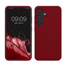 Carica l'immagine nel visualizzatore di Gallery, kwmobile Cover per Samsung Galaxy S25 Custodia - Back Case per Smartphone in Silicone TPU - Protezione Gommata - rosso r