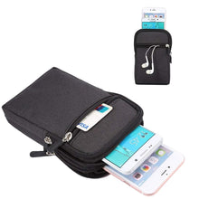 Carica l'immagine nel visualizzatore di Gallery, Borsa da Cintura per Cellulare Uomo,Sacchetto per Cellulari,Sacchetto della Clip Verticale Custodia,Borsa da Cintura Tel