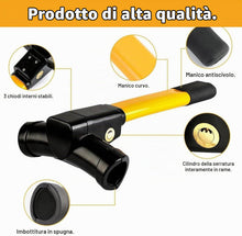 Carica l'immagine nel visualizzatore di Gallery, Bloccasterzo Auto Antifurto Meccanico a T, Blindosterzo Auto Universale con 2 Chiavi, Antifurto Auto Resistente per Furg