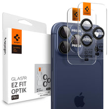 Carica l'immagine nel visualizzatore di Gallery, Spigen Protezione Fotocamera compatibile con iPhone 15/16/17 Pro, iPhone 15/16/17 Pro Max, 2 Pezzi, Titanio nero, Anello