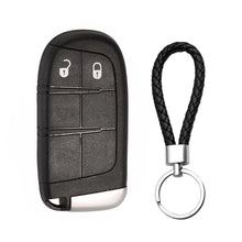 Carica l'immagine nel visualizzatore di Gallery, Guscio Chiave Auto Cover Telecomando Ricambio con 2 Tasti e Lama Vergine Cover Chiave Compatibile con Fiat 500X Freemont