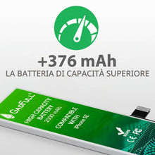 Carica l'immagine nel visualizzatore di Gallery, Batteria ad Alta Capacità compatibile con iPhone SE (modello 2016) | 2026 Data di produzione | incl. Set di riparazione 