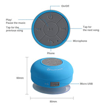 Carica l'immagine nel visualizzatore di Gallery, bluetooth Cassa Altoparlante Impermeabile da Doccia - Wireless Speaker Waterproof Con Microfono Integrato Per Smartphone