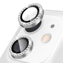 Carica l'immagine nel visualizzatore di Gallery, Pellicola Fotocamera per iPhone 12/12 Mini, Diamante Scintillante Pellicola Protettiva per Schermo Della Fotocamera in V