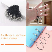 Carica l'immagine nel visualizzatore di Gallery, 50pcs Cordino Portachiavi Cordino per Cellulare Cinghie per Cellulare Polso Laccetti Cellulare Cordini Portachiavi Telef