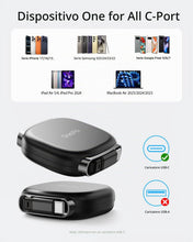 Carica l'immagine nel visualizzatore di Gallery, SOOPII 240W Cavo USB C Retrattile con Archiviazione magnetico (1m,2 Pezzi)