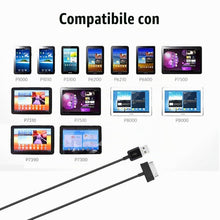 Carica l'immagine nel visualizzatore di Gallery, TECHZOCO Cavo di alimentazione per Samsung Galaxy Tab, Galaxy Tab 2 10.1 8.9 7.7 7.0 Plus Note Tab 10.1 Cavo di ricarica
