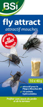 Carica l'immagine nel visualizzatore di Gallery, BSI - Attraenti Mosche Fly Attract - 10 ricariche x 40 g - Polvere - Materiale Naturale - Stile Ricarica - Per Trappola 