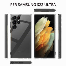 Carica l'immagine nel visualizzatore di Gallery, Captor Cover Trasparente per Samsung Galaxy S22 Ultra 5G, Custodia TPU in Silicone Flessibile Morbida e Sottile, Protezi