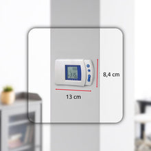Carica l'immagine nel visualizzatore di Gallery, Cronotermostato Digitale Programmabile con Display LCD, Funzione Vacanza ed Energy Saving, Range 5–30°C, Alimentazione a