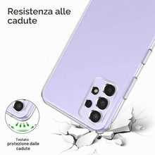 Carica l'immagine nel visualizzatore di Gallery, Phoona Cover per Samsung Galaxy A32 4G Custodia con 2 Pezzi Pellicola Vetro Temperato,Ultra Sottile Trasparente Silicone