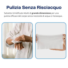 Carica l'immagine nel visualizzatore di Gallery, Soffisof Salviette Umidificate per Anziani - 240x Salviette Adulti XL 20x30 cm - 6 Confezioni da 40 Pezzi per Corpo e Ig
