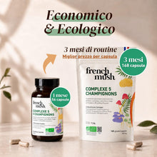 Carica l'immagine nel visualizzatore di Gallery, French Mush Complesso 5 Funghi Bio - 56 Capsule Vegane