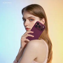 Carica l'immagine nel visualizzatore di Gallery, ACRONIX Cover Silicone per iPhone 18 Pro/17 Pro Sottile,Borgogna