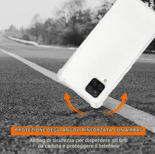 Carica l'immagine nel visualizzatore di Gallery, Cover Trasparente per Samsung Galaxy A12 / M12, Custodia Resistente in TPU, Anti Urto con Angoli Rinforzati, Protezione 
