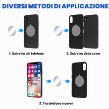 Carica l'immagine nel visualizzatore di Gallery, Wukong 8 piastre metalliche autoadesive in metallo, per auto, magneti, supporto per cellulare, piastra in metallo, set a