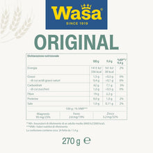 Carica l'immagine nel visualizzatore di Gallery, Wasa Original, Crackers con 100% Farina di Segale, Ricchi di Fibre, 275 g