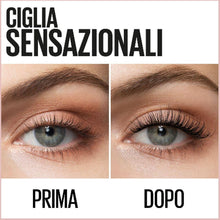 Carica l'immagine nel visualizzatore di Gallery, Maybelline New York Ciglia Sensazionali Mascara, Intense Black, 9,5 ml