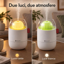 Carica l'immagine nel visualizzatore di Gallery, MULIN Mini umidificatore da 280 ml, per camera da letto/cameretta dei bambini/piante, Autonomia 6 Ore, 28 dB, silenzioso