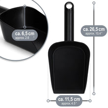 Carica l'immagine nel visualizzatore di Gallery, COM-FOUR® Paletta in plastica da 26,5 cm, universale, nera