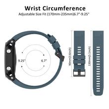 Carica l'immagine nel visualizzatore di Gallery, Mugust Cinturino per Garmin Fenix 5/Fenix 5 Plus/Fenix 6/Fenix 6 PRO/Forerunner 935/945, Braccialetto Quick-Fit 22mm Cin