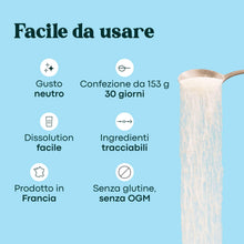 Carica l'immagine nel visualizzatore di Gallery, Collagene Marino in Polvere 153g Tipo 1 e 3, Non Aromatizzato, 5 g al Giorno, Fornitura di 30 Giorni, Peptidi 2000 DA, P