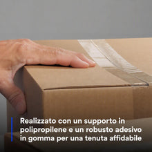Carica l'immagine nel visualizzatore di Gallery, 3M Scotch 371 Nastro imballaggio trasparente, 50 mm x 66 m, 6 rotoli