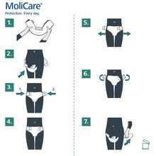 Carica l'immagine nel visualizzatore di Gallery, MoliCare Premium Elastic 10 Gocce L Pannoloni Assorbenti 14 pz