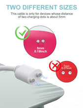 Carica l'immagine nel visualizzatore di Gallery, Cavo di ricarica di ricambio magnetico USB DC da 2,7 m - (5 mm/0,2 pollici)