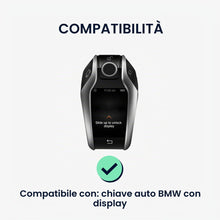 Carica l'immagine nel visualizzatore di Gallery, kwmobile Custodia Compatibile con BMW con display - Cover Chiavi Auto Protezione Copri Telecomando - Copertina Chiave - 
