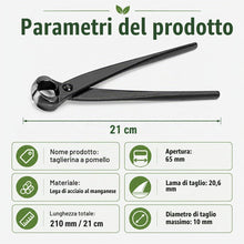 Carica l'immagine nel visualizzatore di Gallery, Taglierina Concava Bonsai, Attrezzi Bonsai Professionale, 210mm Concavo Cutter in Lega di Acciaio al Manganese, per Rimu