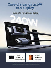 Carica l'immagine nel visualizzatore di Gallery, UGREEN Nexode Cavo USB C PD 3.1 240W con Display Digitale a LED (1M)