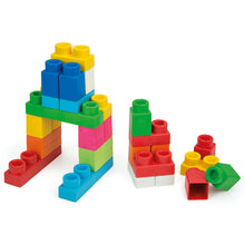Carica l'immagine nel visualizzatore di Gallery, Clementoni Clemmy Plus - 60 Mattoncini per Costruzioni, Gioco Prima Infanzia Made in Italy, Bambini 18-36 Mesi, 100% Igienici e Lavabili, per Sviluppare Manualità, Percezione Visiva e Fantasia, 14880