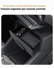 Carica l'immagine nel visualizzatore di Gallery, ECOZEN Organizer per console centrale Dacia Duster 3 2024-2026/Dacia Bigster 2025-2026 3D ABS Console Centrale Contenito