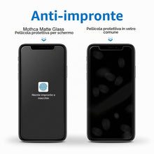Carica l'immagine nel visualizzatore di Gallery, Mothca Vetro Temperato Opaco per iPhone 11 / XR, Pellicola Protettiva con Incisione Nanostrutturata, Anti-Impronte e Ant