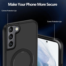 Carica l'immagine nel visualizzatore di Gallery, Tawarror MagSafe Cover Magnetica per Samsung Galaxy S21, Traslucida Nero
