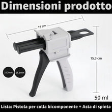 Carica l'immagine nel visualizzatore di Gallery, Pistola per Colla Epossidica,Erogatore Epossidice per Pistole,Pistola Erogatrice Pistole Applicatrici Manuali,Adatto per