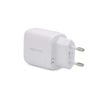 Carica l'immagine nel visualizzatore di Gallery, Amazon Basics Caricatore da parete con 1 porta, USB C ,da 20 W, non-GaN, spina del europea, Bianco, 2.76 x 8.3 x 4.39 cm