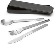 Carica l'immagine nel visualizzatore di Gallery, Brabantia Make &amp; Take Set Posate con Custodia, Dark Grey