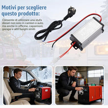 Carica l'immagine nel visualizzatore di Gallery, Trasformatore di tensione da 240 V a 12 V AC, Adattatore per riscaldamento ad aria diesel da 5 kW 8 kW, potenza in uscit