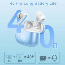 Carica l'immagine nel visualizzatore di Gallery, xinwld Cuffie Bluetooth, Auricolari Bluetooth 5.3 Stereo HiFi con 4 HD Mics, Mini Cuffie Wireless Cancellazione Rumoreco