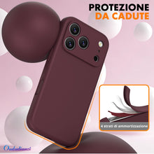Carica l'immagine nel visualizzatore di Gallery, Oududianzi-Cover per iPhone 18 Pro / 17 Pro Silicone Case, Bordeaux