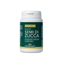 Carica l'immagine nel visualizzatore di Gallery, Naturando Olio di Semi di Zucca Integratore per Migliorare la Funzionalità della Prostata - 70 Perle